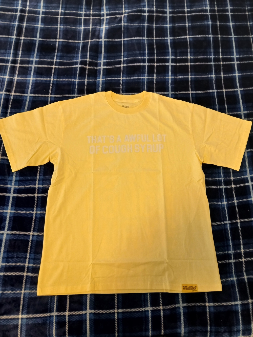 Awful Lot Of Cough Syrup Yellow Tee